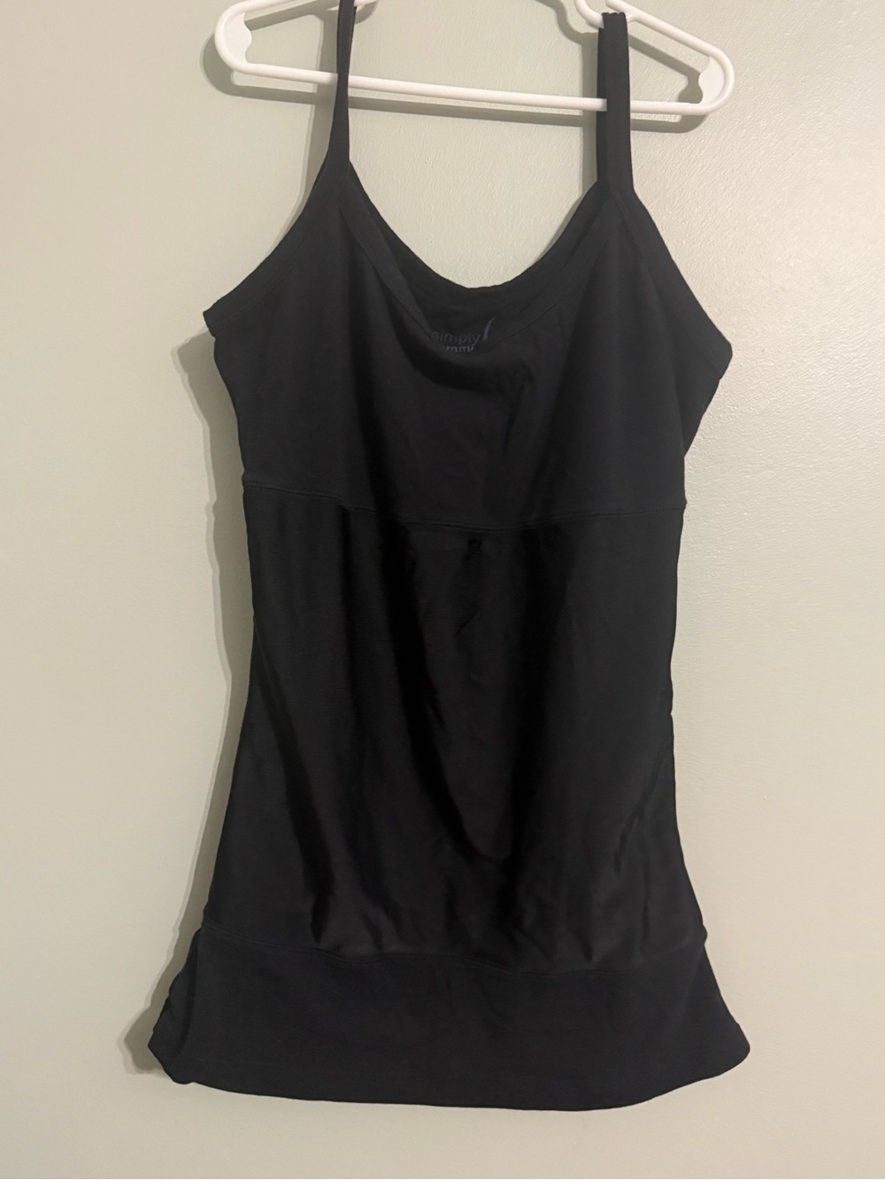Yummie by Heather Thomson Black Stretch Camisole Tank